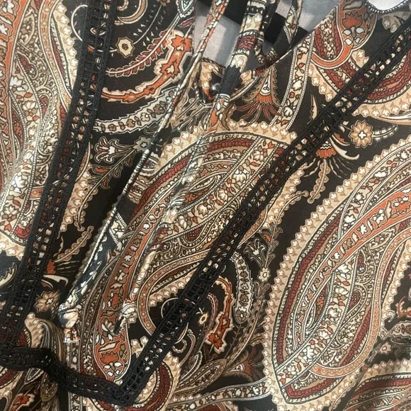 C. Est. 1946 Paisley Print Women's Top - Picture 2 of 6